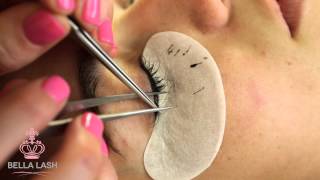 How to Do Eyelash Extensions by Bella Lash [upl. by Odareg]