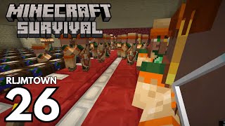 MENDING Enchanments  Minecraft Survival Ep 26  RLJMTOWN [upl. by Alo675]