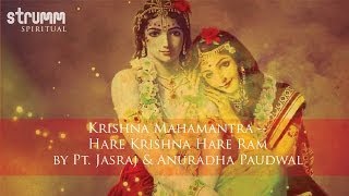 Hare Krishna Hare Ram  Pt Jasraj  Anuradha Paudwal  Hare Krishna Mahamantra [upl. by Rachel623]