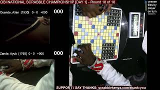 NAIROBI NATIONAL SCRABBLE CHAMPIONSHIP  2024 Day 1 [upl. by Lehteb3]