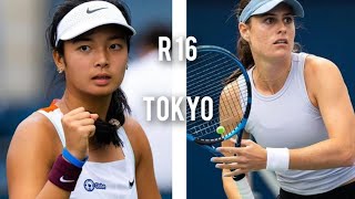 Alexandra Eala VS Kimberly Birrell  W100 Tokyo 2023  Round of 16 [upl. by Oleusnoc]