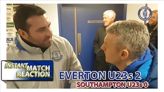 The Future Is Bright  Everton U23s 20 Southampton U23s  Instant Match Reaction [upl. by Ielarol]