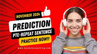 Repeat Sentence Practice  Prediction November  2024 [upl. by Ciardap]