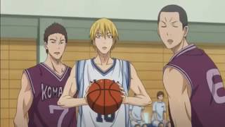 Kuroko No Basket Kise first match with Kuroko [upl. by Oralle]