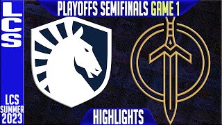 TL vs GG Highlights Game 1  LCS Summer 2023 Playoffs Semifinals Team Liquid vs Golden Guardians G1 [upl. by Winther860]