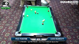 MNBBL  Foz Forster vs Luke Marrott [upl. by Cartan]