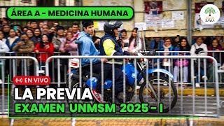 🔴 EXAMEN DE ADMISIÓN UNMSM 2025  ​I 🌳  EN VIVO  Medicina Humana área A  LA PREVIA 🔥 [upl. by Baron378]