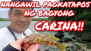 😲🫡🤙 NANGAWIL PAGKATAPOS NG BAGYONG CARINA fishingadventures satisfying respect typhooncarina [upl. by Lacim]