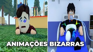 As ANIMAÇÕES do ROBLOX são BIZARRAS [upl. by Aicil52]