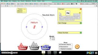 Atomens uppbyggnad Del1 atommodellen [upl. by Brey]