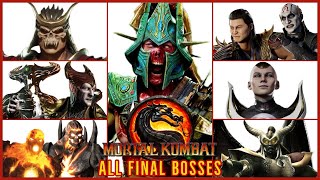 MORTAL KOMBAT ALL FINAL BOSSES 2024 [upl. by Vallo]