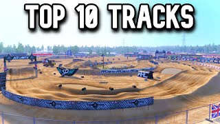 TOP 10 TRACKS OF 2023 IN MX BIKES [upl. by Siletotsira]