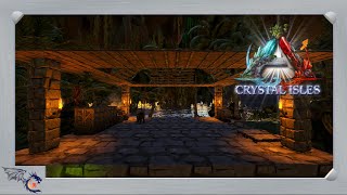 Building Our Own Private Beach Resort  ARK Crystal Isles 9 [upl. by Benedick]