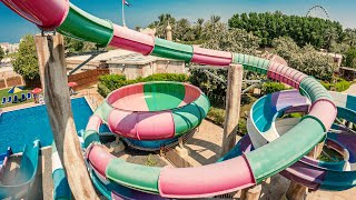 Space Hole  Colorful BOWL Water Slide at Al Montazah [upl. by Ag]