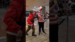 Tf2 soldier stealing hats at cons Pt 8 tf2 tf2cosplay cosplay dragoncon2024 teamfortress2 [upl. by Vocaay424]