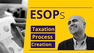 ESOPs Taxation Process Funding  ESOP shares  Sarthak Ahuja [upl. by Gnirps]