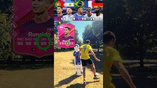 Ronaldo VS Messi VS Neymar VS Mbappe VS Rudiger Dribbling [upl. by Aney879]