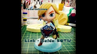 Link Zelda Botw  Chibi Slim Masculino Fast Tutorial [upl. by Livy982]