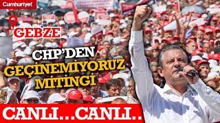 CANLI İktidar Asgari ücrete zam yok dedi CHPden çok konuşulacak Geçinemiyoruz mitingi [upl. by Arahk147]