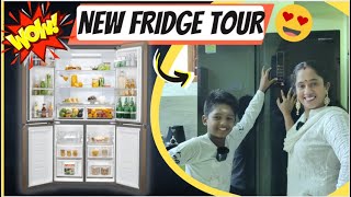 எங்க வீட்டு New Fridge Tour😍  வாங்க பாக்கலாம்  LotusFamily👪 [upl. by Ennalorac488]