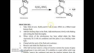 To prepare a sample of mDinitrobenzene from nitrobenzene [upl. by Thaddus]