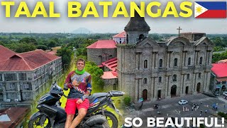 PHILIPPINES MOST BEAUTIFUL TOWN Taal Batangas BecomingFilipino Motor Vlog [upl. by Brass]