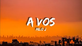 MILO J  A VOS [upl. by Carrnan]