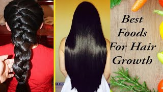 12 best food for HAIR GROWTHHair growth foodsHair growth tipsLong Hair remediesShortshair [upl. by Enetsuj]