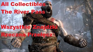 God of War All Collectibles The River Pass Wszystkie Znajdźki Rzeczna Przełęcz [upl. by Airemahs]