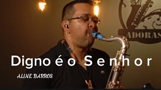 DIGNO É O SENHOR Worthy Is The Lamb  Aline Barros  Saxofone Cover 🎷 [upl. by Joceline79]