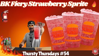 BK Fiery Strawberry Sprite Review  Thursty Thursdays 54 [upl. by Eleazar]