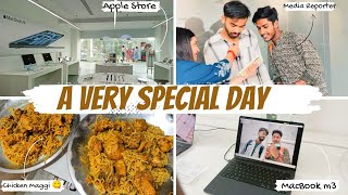 New Apple Product lene chale Apple Store😲Spicy Chicken Maggie at home Yash vlogs [upl. by Egan]