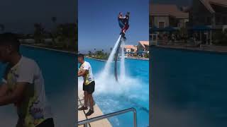 We Tried Superman Water Flyboardinglove flyboard dubai song shorts trending trendingshorts [upl. by Lizzie29]