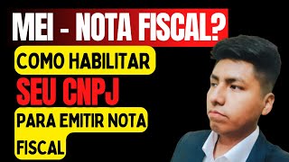 MEI  Como emitir nota fiscal de serviço NFS Passo a passo para habilitar a sua emissão de nota [upl. by Enitsenre]