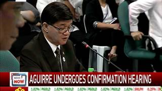 Trillanes blocks Aguirres confirmation as Justice Secretary Aguirre [upl. by Aryan385]