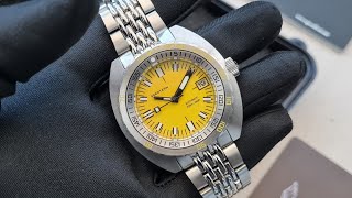 Review Seestern 300T Homage of Doxa Sub 300 Yellow Dial [upl. by Ttehc847]