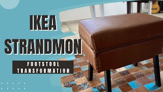 Transforming an IKEA STRANDMON Footstool  Pouf into a Piano Stool [upl. by Nwahsram271]