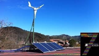 Come Realizzare un Impianto ibrido Mini Eolico Fotovoltaico Grid Tie Connection [upl. by Medeah]