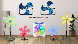 Colorful Fan Animation ANEKA KIPAS ANGIN ANIMASI KIPAS ANGIN BALING WARNA VIDEO KIPAS ANGIN WARNA [upl. by Haianeb]