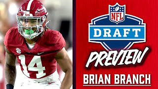 The next Honey Badger Detroit Lions safety Brian Branch 2023 NFL Draft Profile [upl. by Cordelia]