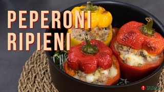 PEPERONI RIPIENI AL FORNO Ricetta Tradizionale Velocissima  ChefDeg Sfizioso [upl. by Alrick520]