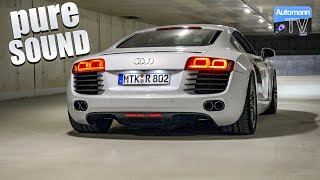 Audi R8 V8 430hp  pure SOUND 60FPS [upl. by Eniar]