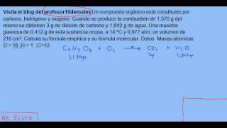 fórmula empírica 05a y molecular [upl. by Adah]