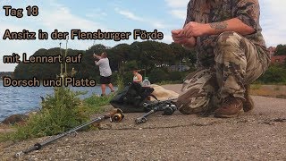 Ansitz in der Flensburger Förde  Tag 18  Dorsch  Plattfisch  Vlog [upl. by Ahsiuq]