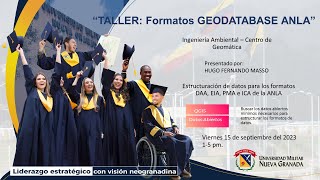 TALLER Formatos GEODATABASE ANLA [upl. by Mireille]