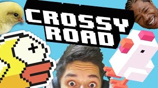 РЯДОМ С ЭТОЙ ИГРОЙ FLAPPY BIRD СОСЕТ  CROSSY ROAD [upl. by Lilla]