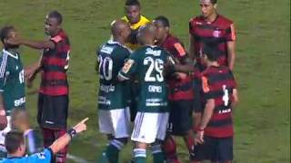 Palmeiras 0 x 0 Flamengo Kleber não quotcumprequot o Fair Play e gera confusão [upl. by Mayhew]