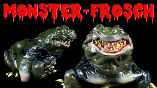 Halloween  Zombie Frosch Mutant mit Reisszähnen  Igitt  Creepy Horror Prop [upl. by Stearne]