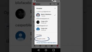 Telefondan YouTube Uygulamasından Hesap Kaldırma Oturum Kapatma [upl. by Ahsrav]