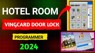 Ving Card Door Lock Programmer  Hotel Room Door Lock Programming [upl. by Buna]